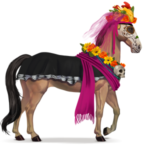 koń wierzchowy novia púrpura 
