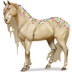 boski koń biała czekolada