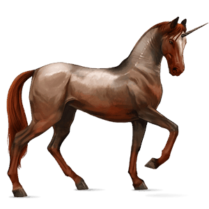 jednorożec wierzchowy tennessee walker jasnosiwa