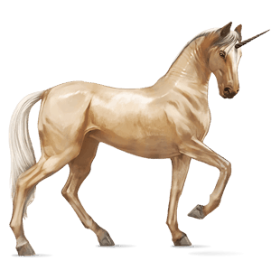 jednorożec wierzchowy koń andaluzyjski jasnosiwa