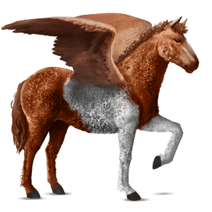 pegaz wierzchowy tennessee walker kasztanowata