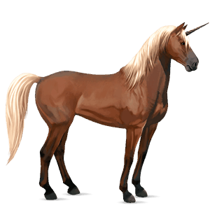 jednorożec wierzchowy quarter horse jasnokasztanowata