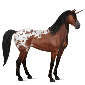 jednorożec wierzchowy mustang jasnokasztanowata