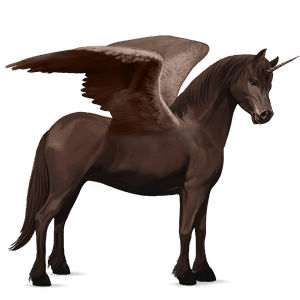 skrzydlaty jednorożec kuc  haflinger jasnokasztanowata
