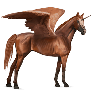 skrzydlaty jednorożec wierzchowy tennessee walker skarogniada