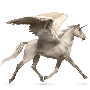 skrzydlaty jednorożec wierzchowy quarter horse myszata