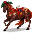 boski koń Świąteczny pudding