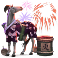 boski koń hanabi
