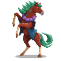 boski koń pixel art