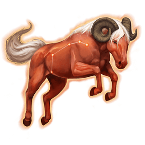 koń zodiaku baran