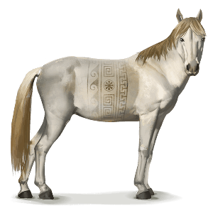 koń z dzikiej kolekcji kuc ainos