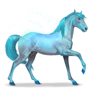 koń tęczy lovely blue